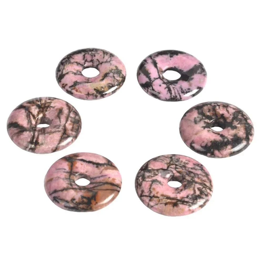 Rhodonite & Rose Quartz Pendant Necklace | Handmade - Picture 7 of 7